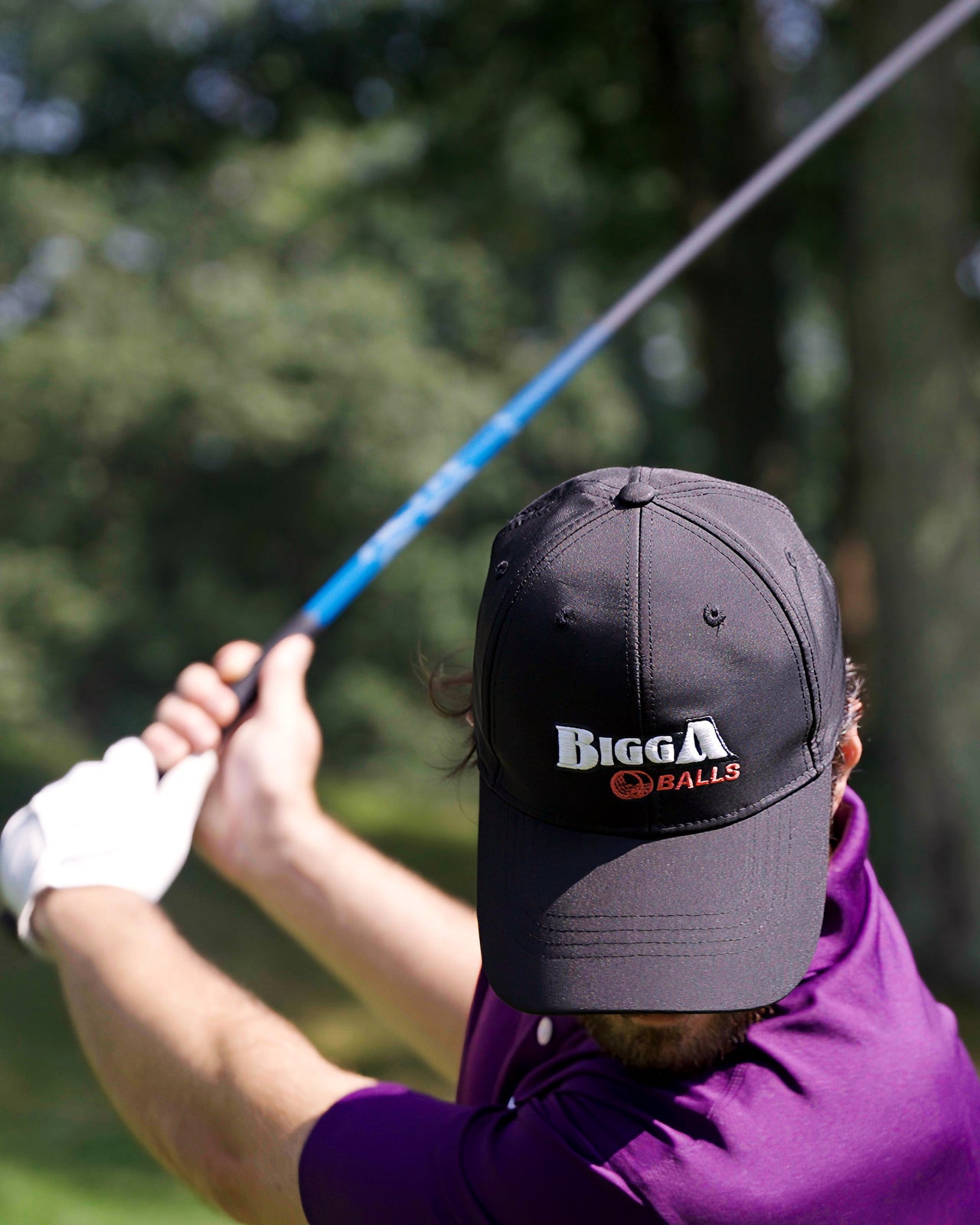 Bigga Balls Golf Hat - Black