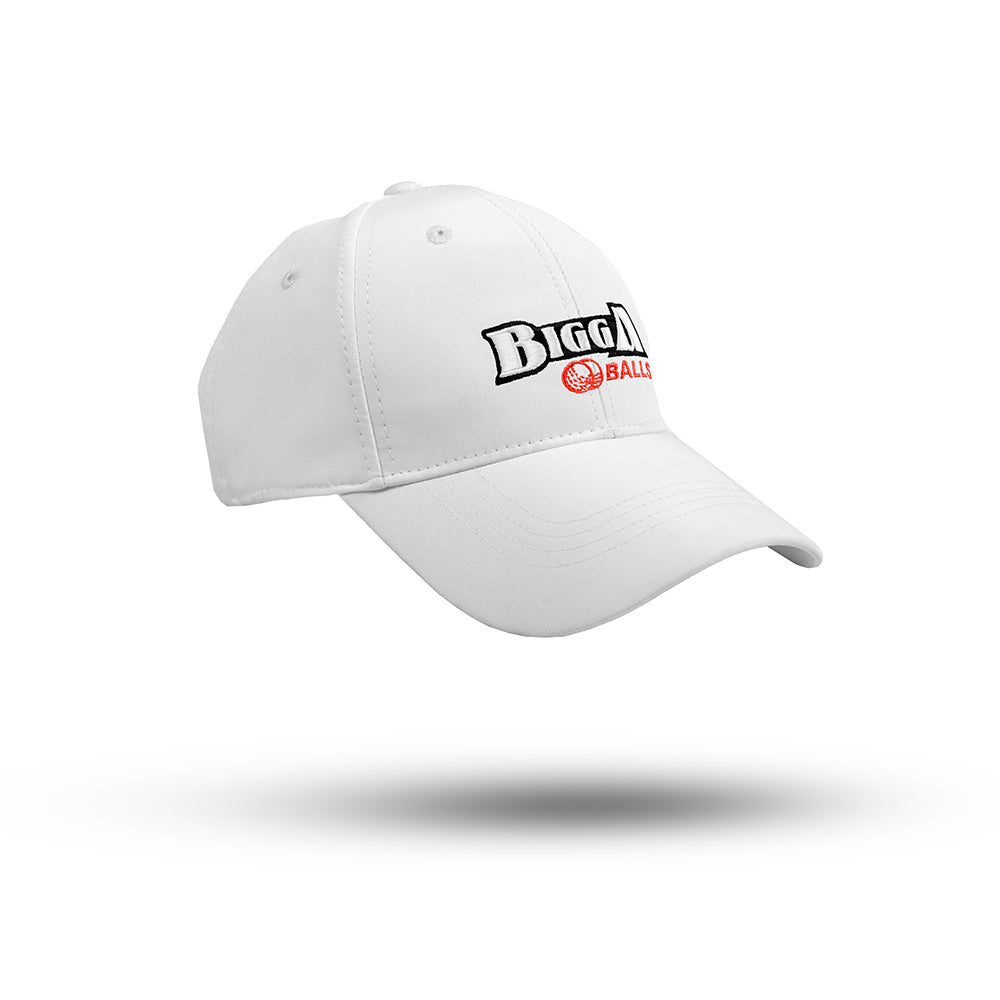 bigga balls white golf hat