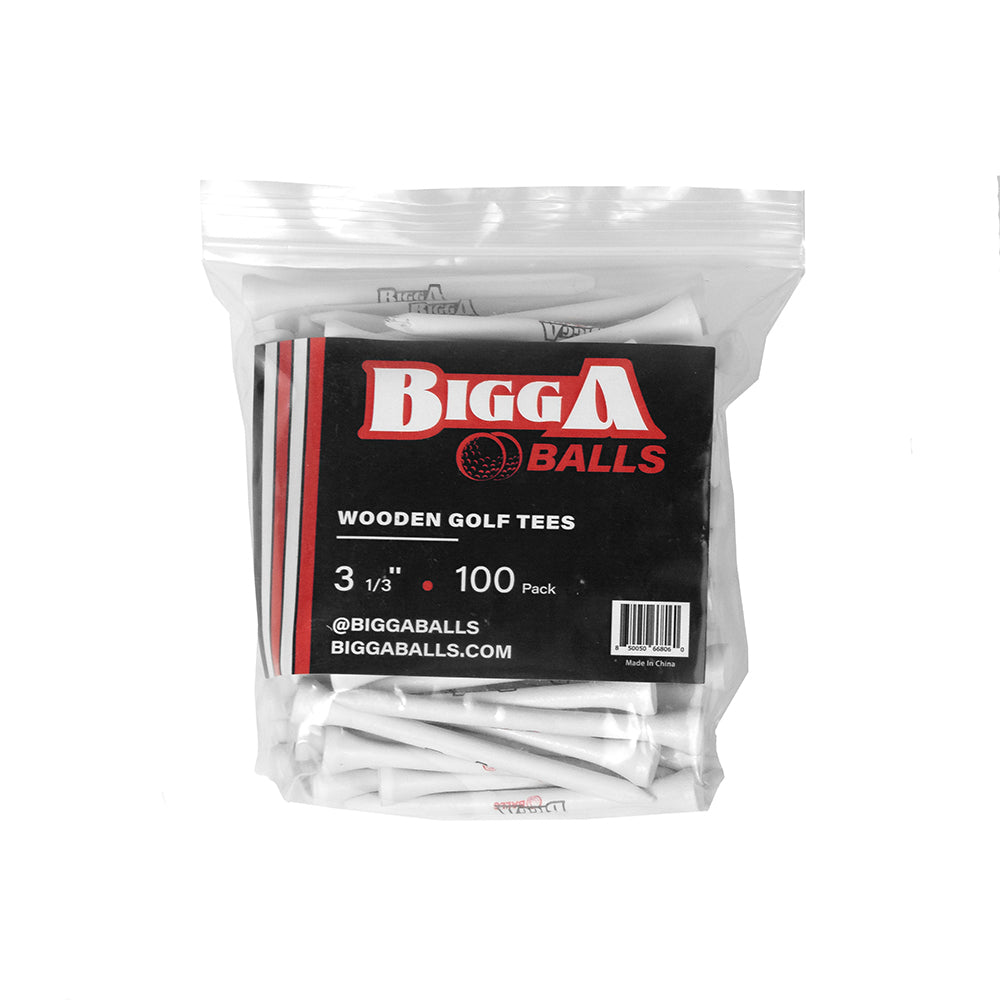 bigga balls wooden golf tee bag